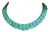 The Cleopatra Malachite Collar Necklace With Diamonds & 14k Gold For Sale
