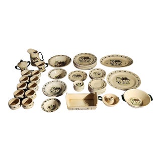 Early Vintage Metlox Poppytrail Collection - 51 Pieces For Sale