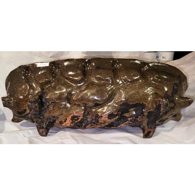 1900 - 1909 1900s French Terracotta Bread Mold Form For Sale - Image 5 of 6