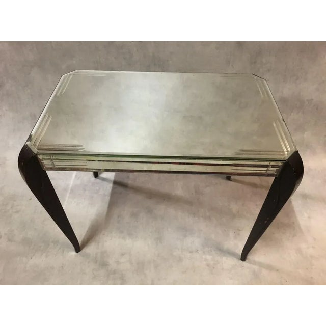 Beveled Glass Coffee Table from Mobiglace, 1940s For Sale - Image 9 of 9