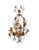 1920s Small Vintage 3-Light French Crystal Chandelier For Sale
