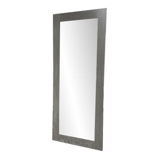 Cb2 Hanging/Leaning Gray Floor Mirror For Sale