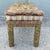 Vintage Hollywood Regency Tufted Parsons Bennxh For Sale - Image 4 of 6