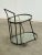 1960s Patinated Iron Bar Cart For Sale - Image 9 of 12
