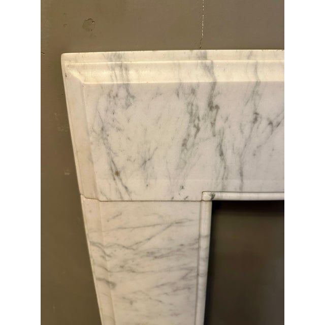 Antique Georgian Style Calacatta Marble Fireplace, 1860 For Sale - Image 6 of 11