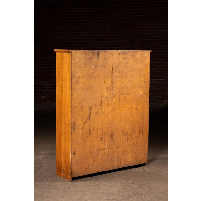 Antique Birch Machine Tooling Cabinet For Sale - Image 4 of 15