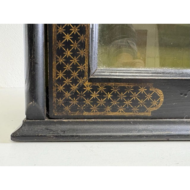 Vintage Hand Painted Chinoiserie Wall Cabinet by Chapman For Sale - Image 11 of 12