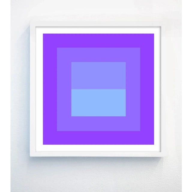 Printmaking Materials Pastel Geometric Print Set of 4 - 24" X 24" For Sale - Image 7 of 8