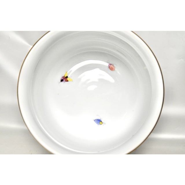 Entirely Hand Painted, Large Vintage Herend Cachepots, a Pair For Sale - Image 11 of 12