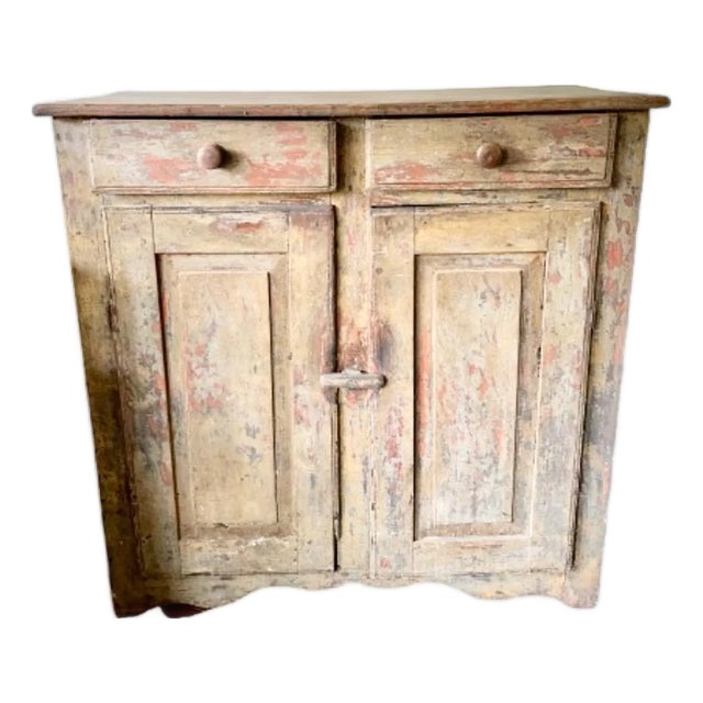 Antique Wooden Cupboard Pie Safe For Sale