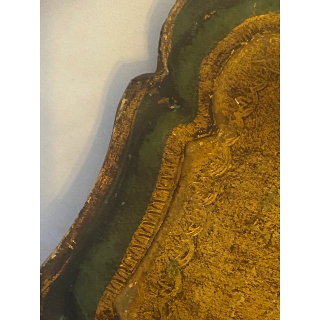 Wood Vintage Florentine Tray For Sale - Image 7 of 12