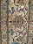 Vintage Persian Nain Rug, Handwoven Floral Pattern, Silk Highlights, Blue & Ivory, 6’ X 9’ For Sale - Image 11 of 12