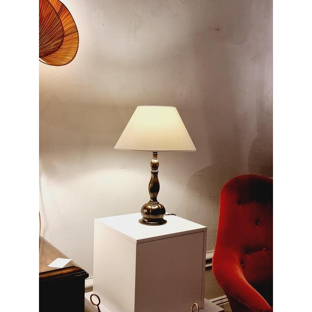 Vintage Danish Table Lamp by Just Andersen, 1930s For Sale - Image 3 of 7
