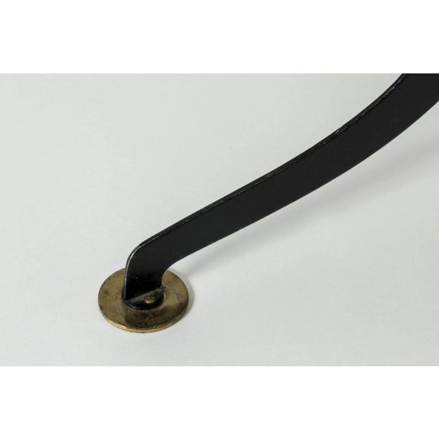 Black Modernist Floor Lamp by Josef Frank from Svenskt Tenn, 1950s For Sale - Image 8 of 9