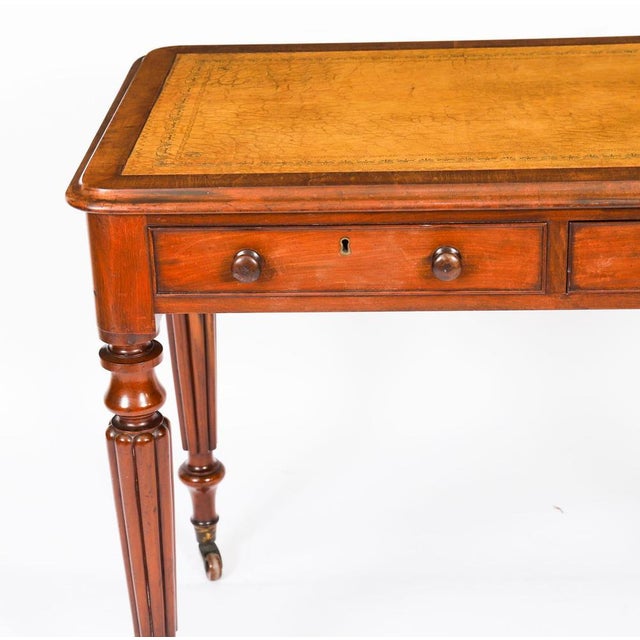 Antique Victorian Partners Desk, 1800s For Sale - Image 4 of 18