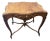 Antique French Louis XV Style Marble Top Carved Walnut Center Side Ta For Sale