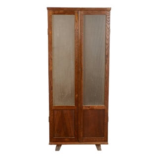 Vintage Cabinet in Glass For Sale