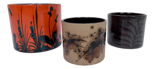 Ceramic Cachepots or Planters from Scheurich and Marei, Germany 1960s, Set of 3
