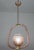 Stunning Murano chandelier worked glass, extremely rare for its pink color. The chandelier is certainly attributed to the...