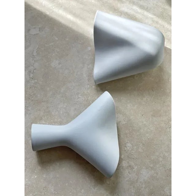 Stig Lindberg 'Veckla' Ceramic Vases by Gustavsberg. 1950s. Stig Lindberg organic stoneware vessels from the 'Veckla'...