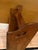 Brown Antique Mission Oak Arts & Crafts 2-Tier Book Stand or Trough For Sale - Image 8 of 12