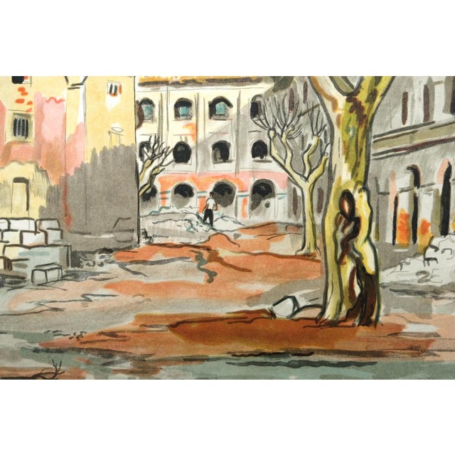 Modern Yves Brayer, La Vieille Charité, Lithograph For Sale - Image 3 of 8