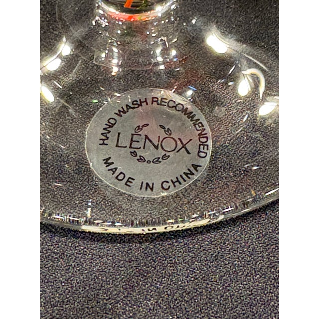 Early Twentieth-First Century Lenox Holiday Ribbon Compote - Set of Six For Sale - Image 11 of 12