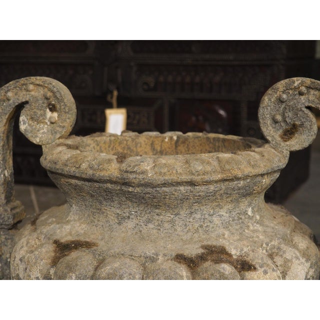 Pair of French Faux Limestone Jardiniere Theater Elements, 20th Century For Sale - Image 9 of 18
