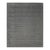 8x10 Gray Hand-Knotted Wool Dotted Border Open Field Solid Modern Carpet Rug For Sale