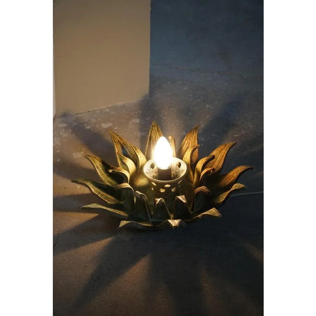 Mid-Century Ceramic Sunburst Wall Lamp or Decorative Wall Sculpture, 1960s For Sale - Image 15 of 16