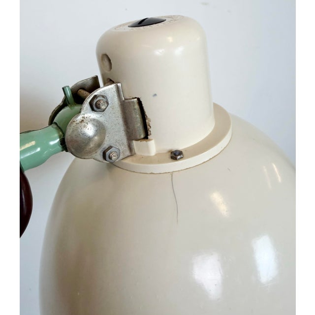 Industrial East German Scissor Lamp from Veb Zweckleuchtenbau Dresden, 1950s For Sale - Image 14 of 18