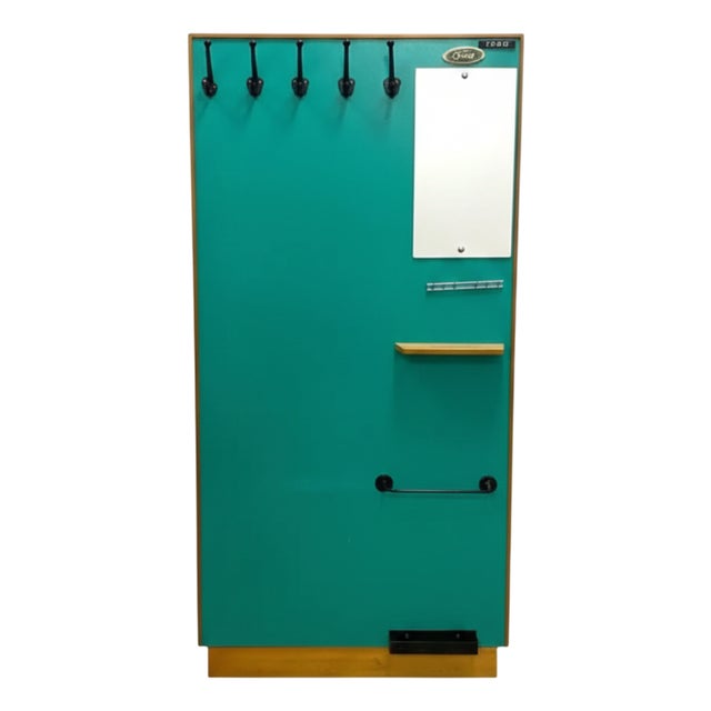 Wall Hanger with Mirror, Czechoslovakia, 1960s For Sale