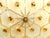 Not Yet Made - Made To Order 21st Century Beehive Polished Brass Amber Bubbles Murano Flush Mount by Fabio LTD For Sale - Image 5 of 7