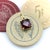 14k Gold Mounted Fancy Cut Tanzanian Garnet Pendant For Sale - Image 9 of 10