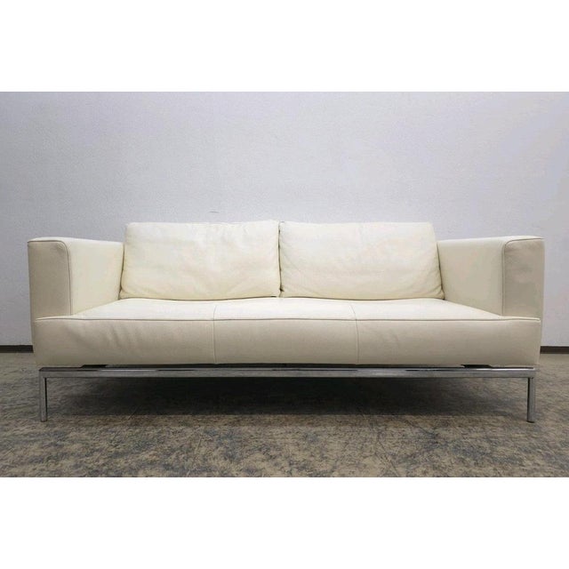 This is a three-seater from FSM, Model Easy. Color cream • Dimensions Width: 195-220 Height: 79 Depth: 92-108 Seat height:...