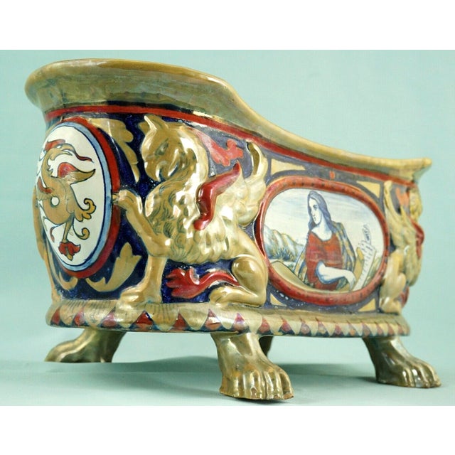 19th Century Lustre Majolica Ceramic Vase from Paolo Rubboli, Gualdo Tadino, Italy For Sale - Image 10 of 18