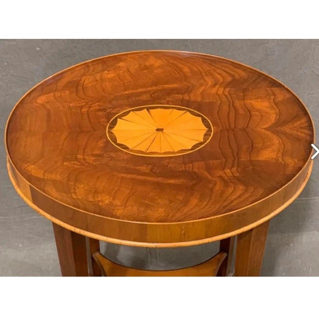 1970s CH Lears Accent Table with Veneer For Sale In San Diego - Image 6 of 7