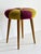 Upholstered Ash Stool, 1950s For Sale - Image 16 of 17