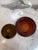 Wooden Lidded Box With Brass-Tone Mirror Top For Sale In Los Angeles - Image 6 of 7