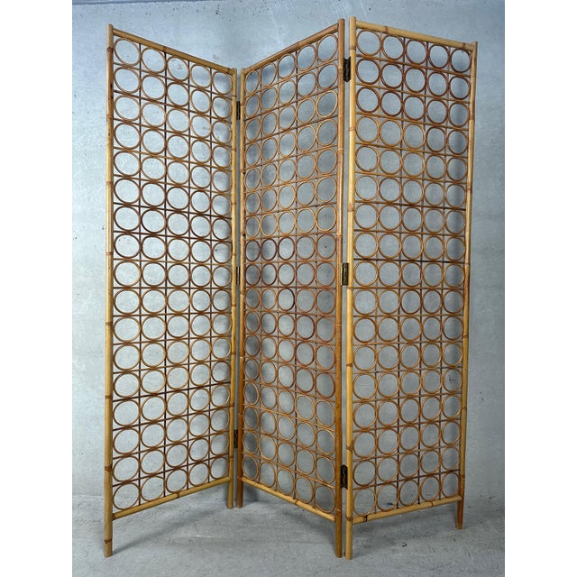 Vintage Bamboo Room Divider, 1970s For Sale - Image 9 of 9