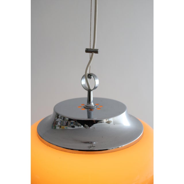 Glass Meblo Pendant Lamp from Guzzini, 1970s For Sale - Image 7 of 9