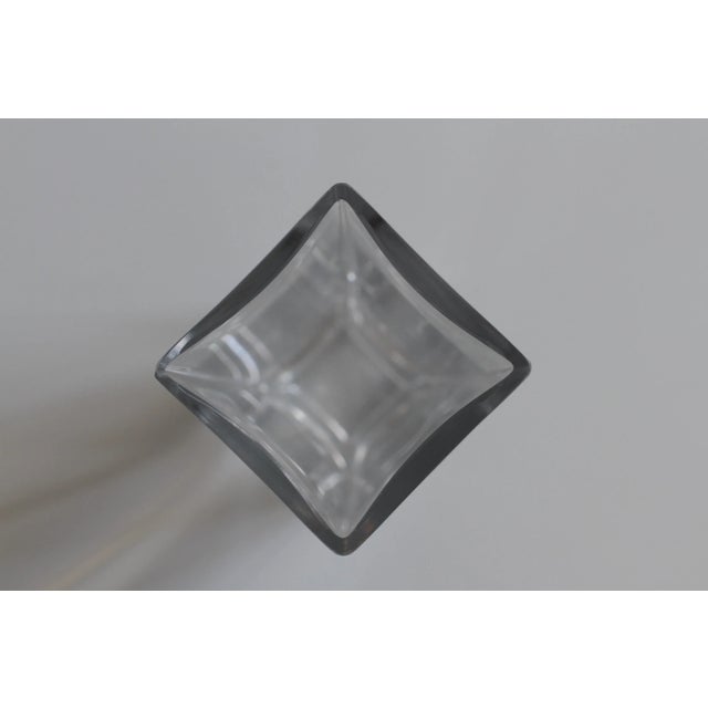 Mid-Century French Crystal Vase from Bayel For Sale - Image 9 of 15