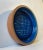 A rare dish or bowl by the danish ceramist jørgen mogensen. Unglazed stoneware exterior and an interior with abstract...