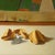 2010s Tea and Cookies by Sarah van der Helm | Oil on panel Still life of a teapot and fortune cookies For Sale - Image 5 of 5