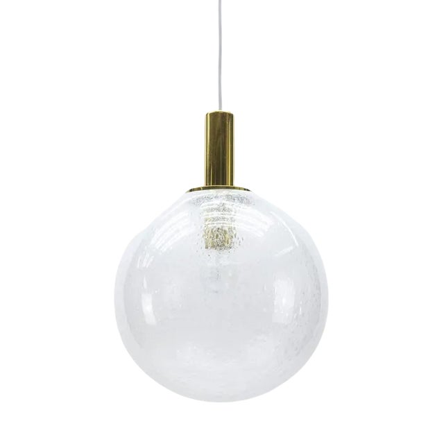 Bubble Glass Globe Ceiling Lamp from Doria Leuchten, Germany, 1960s For Sale