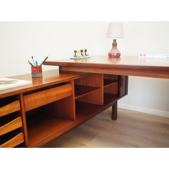 Wood Danish Rosewood Desk by Arne Vodder for Sibast, 1960s For Sale - Image 7 of 17