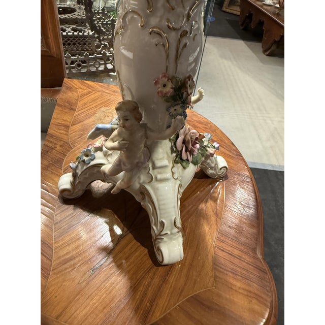 Vienna Porcelain Four-Branch Candlestick For Sale - Image 3 of 7