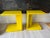 2000 - 2009 Lacquered Yellow Side Table, Pair For Sale - Image 5 of 6