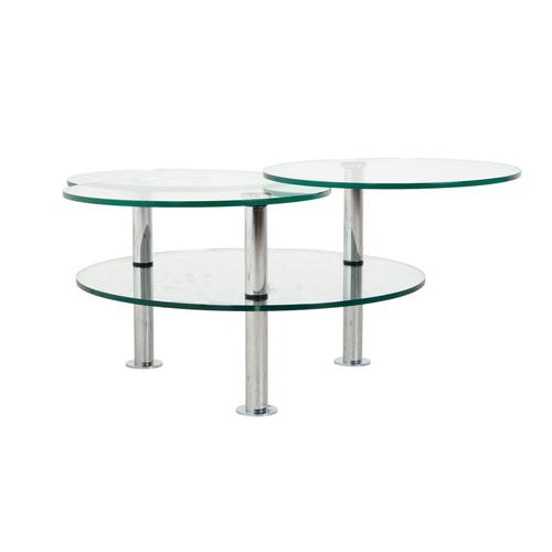 K 180 Coffee Table in Glass and Chrome from Ronald Schmitt For Sale - Image 10 of 11