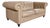 Bernhardt Tan Leather Tufted Chesterfield Loveseat Sofa For Sale
